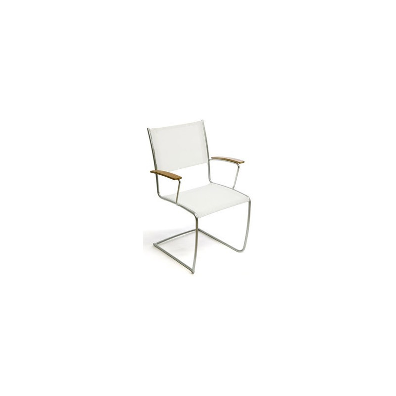 Spring Stol Vit Textaline